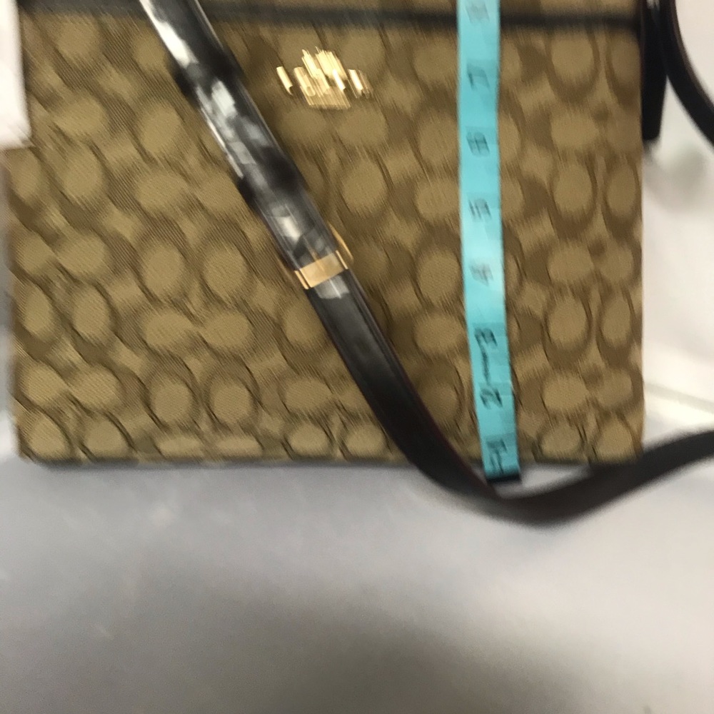 Coach Outlined File Crossbody Signature authentic - Picture 5 of 8
